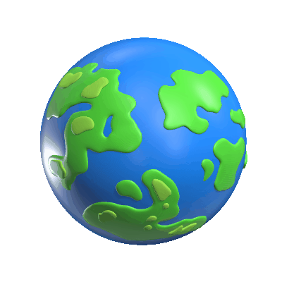 지구 애니메이션 비주얼